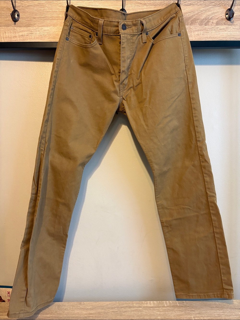 Levi’s Men's Cotton Tan Jeans